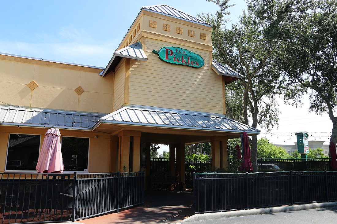 D.B. Pickles at 400 S. Nova Road in now closed. Photo by Jarleene Almenas