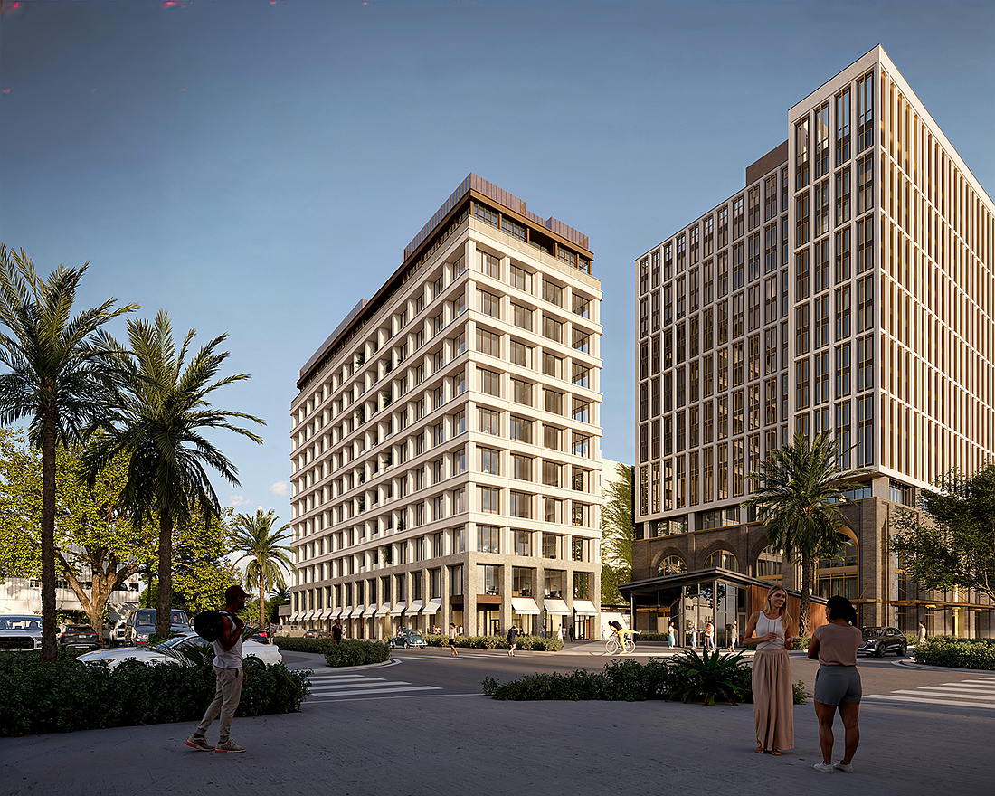 Ellison Development is building the new Halcyon office building in St. Petersburg's The Central, a redevelopment of the city's former police headquarters.
