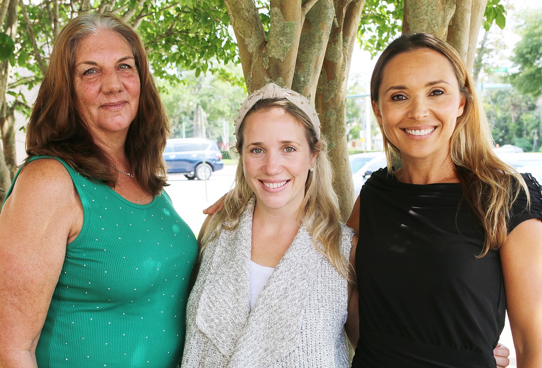 Protect Volusia Founders Robin Magleora, Britney Álamos and Elena Krafft. Photo by Jarleene Almenas