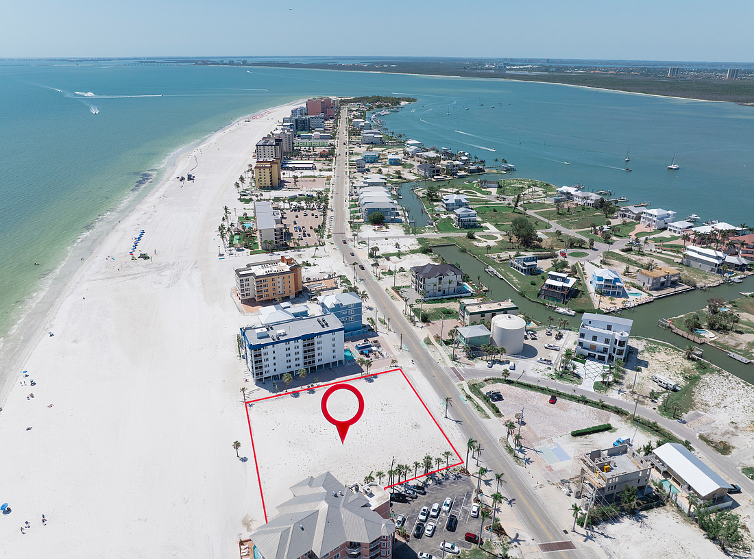 The 1.2-acre site of the former Royal Beach Club has been listed for sale.