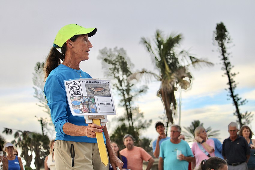 Longboat Key Turtle Watch Vice President Cyndi Seamon shares details of the Sea Turtle Defender Club, which teaches youngsters ages 2 to 18 to learn about marine wildlife.