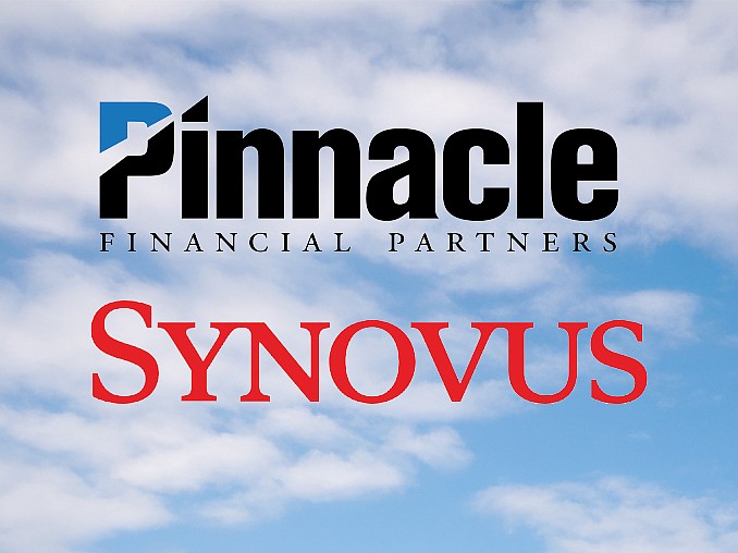 Pinnacle Financial Partners and Synovus are merging.