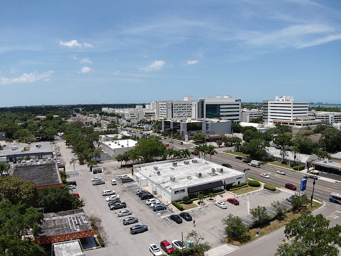 Blue Waters Development bought a retail property in Sarasota with an eye on possibly redeveloping it.