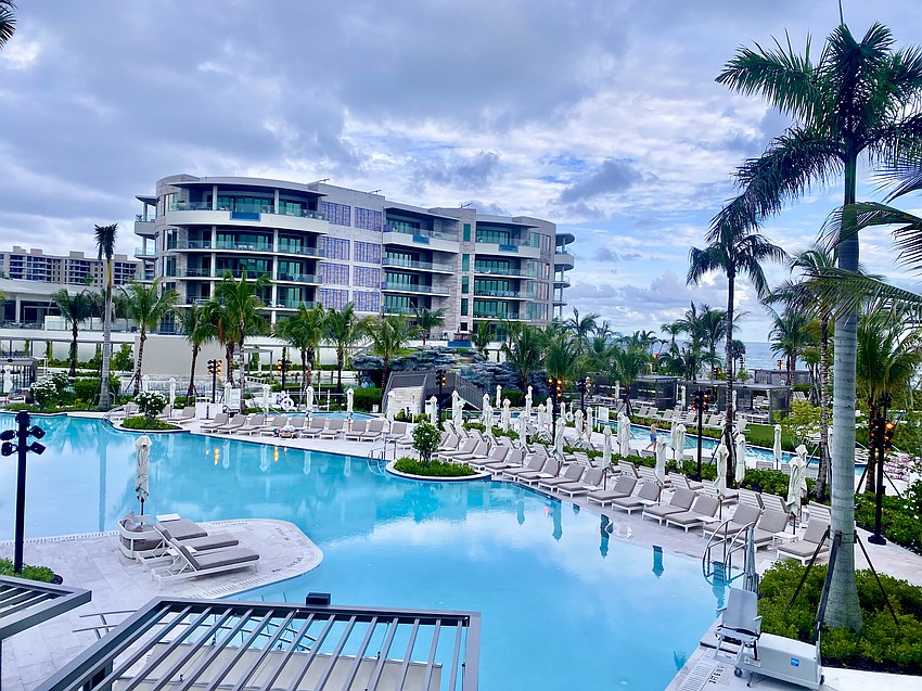 The St. Regis Longboat Key Resort has extensive pool activities, including an area reserved for adult guests.