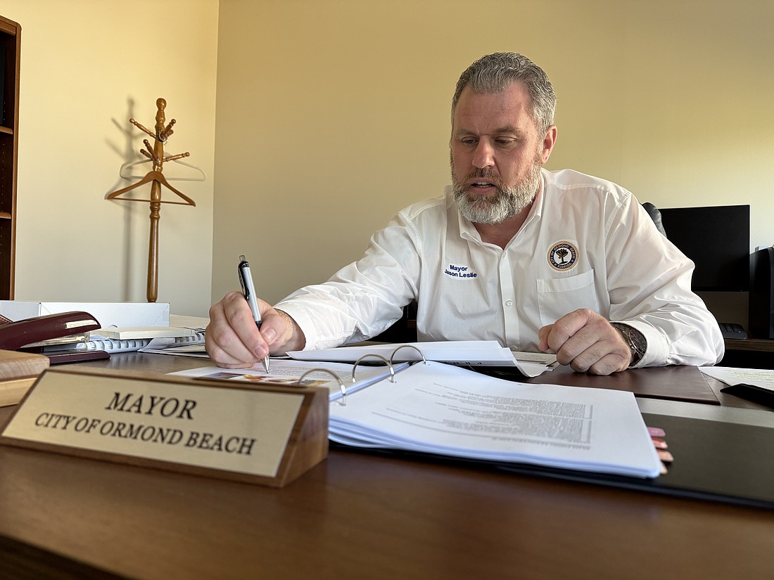 Ormond Beach Mayor Jason Leslie. Photo by Brian McMillan
