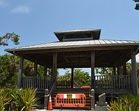 Gazebo at the Joan Durante Park, Longboat Key.