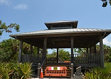 Gazebo at the Joan Durante Park, Longboat Key.