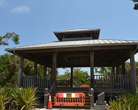 Gazebo at the Joan Durante Park, Longboat Key.