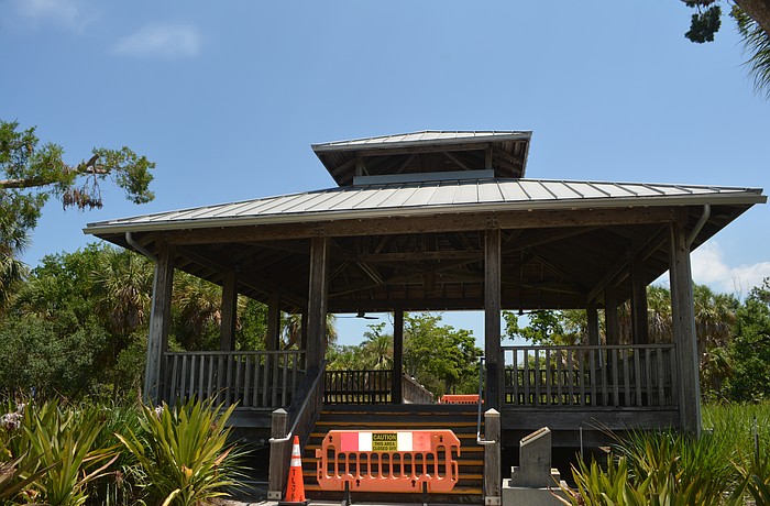Gazebo at the Joan Durante Park, Longboat Key.