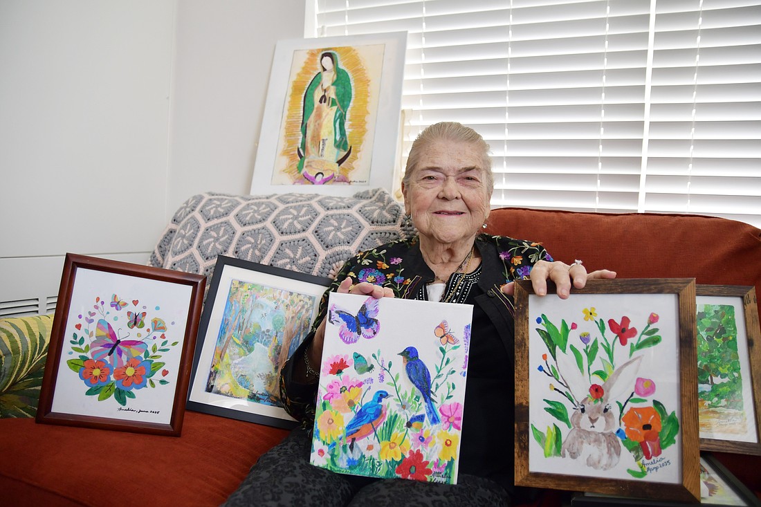 Horizon West’s Amelia Crassus de Senior discovered a love for painting during a class at Sonata Windermere.
