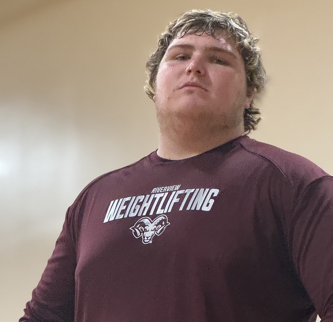 Riverview senior center Grayson Martin will lead the Rams' offensive line this fall.