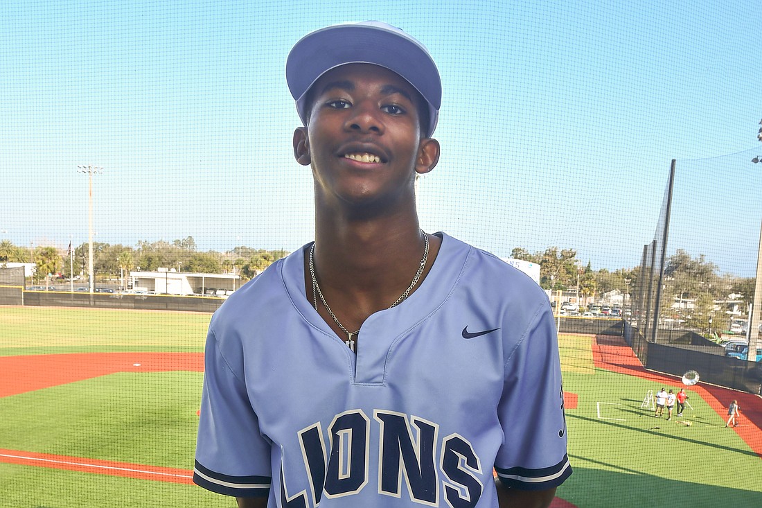 Foundation Academy baseball’s Barak Boston led the Lions in batting average and on-base percentage in 2025.