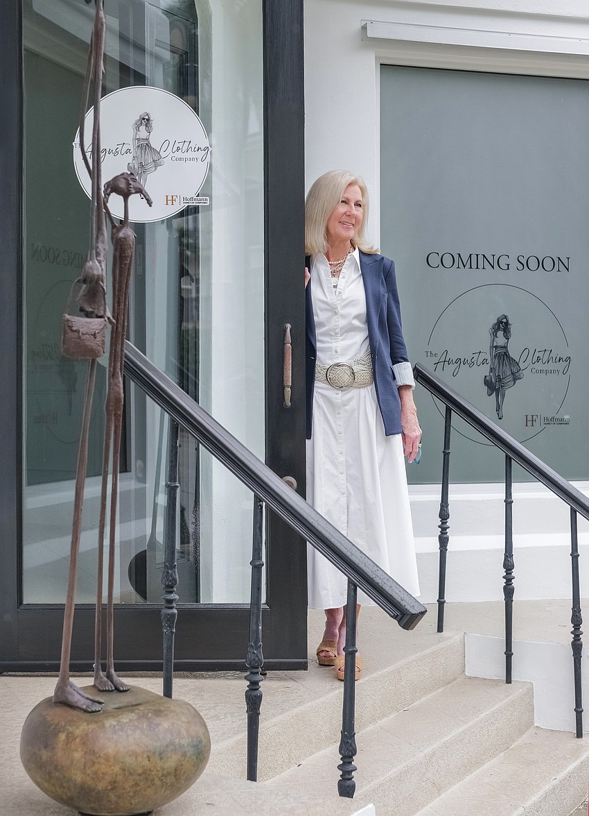Jerri Hoffmann, who grew up in a family of entrepreneurs and is the matriarch of the Hoffmann Family of Cos., is opening The Augusta Clothing Co. in Naples, the second in growing chain.