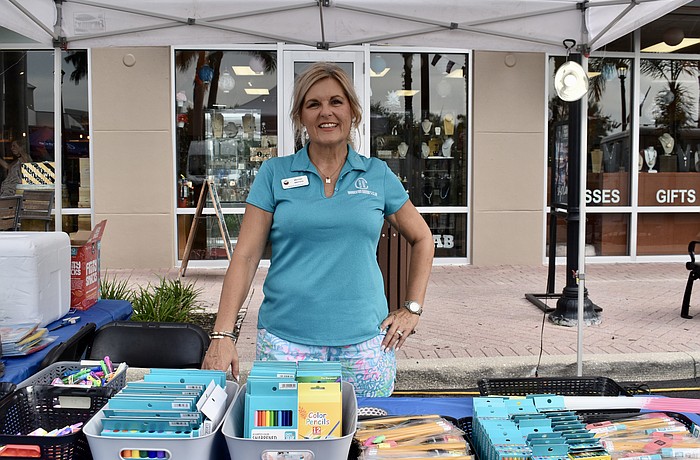Lakewood Ranch's Brandy Britton is a member of the Bradenton Woman's Club. She was recruited at a Music on Main event last year.