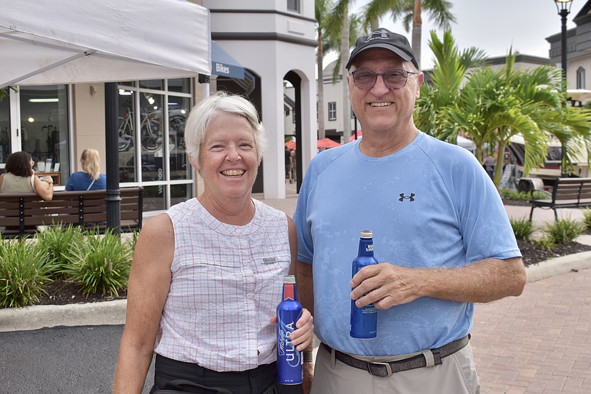 Country Club's Carol and Ray Lucas enjoy a date night at Music on Main Aug. 1.