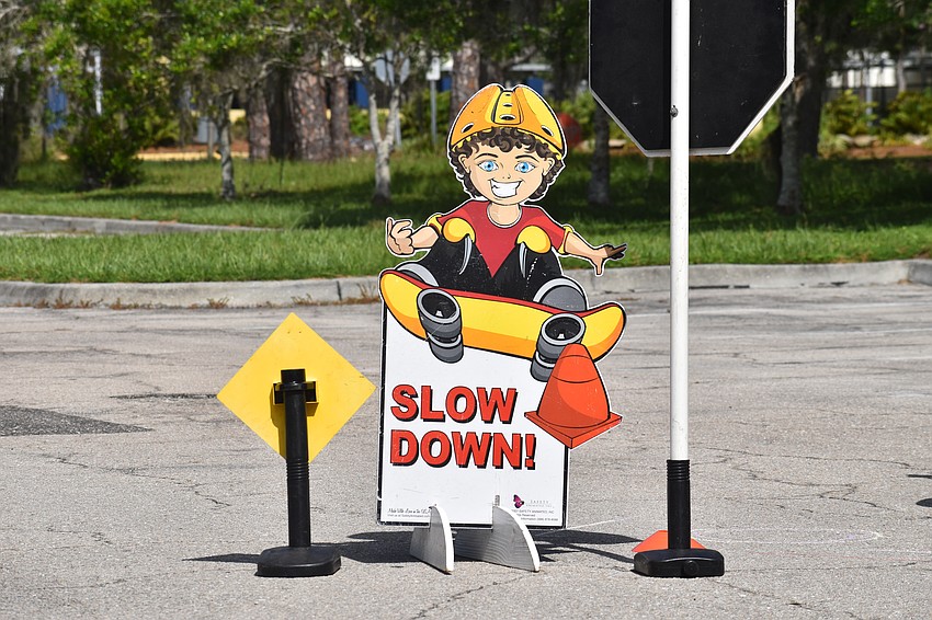 The event highlighted bike safety.