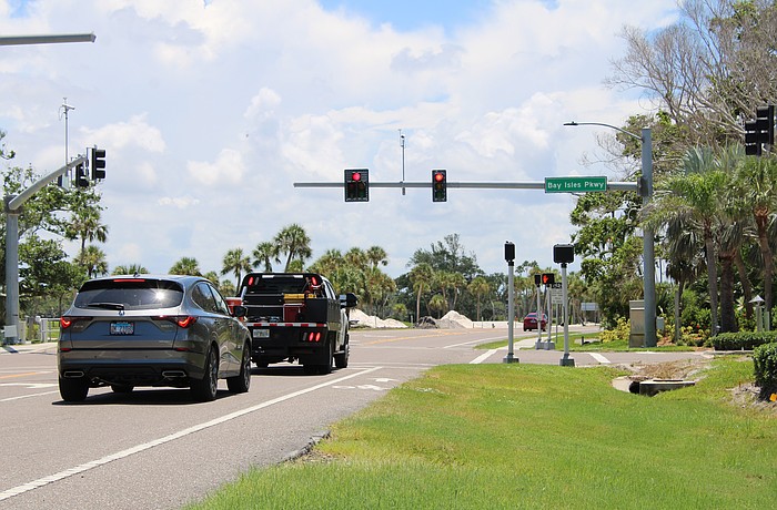 The busy intersection at Bay Isles Parkway and Gulf of Mexico Drive came in at number two on the list of the five most hazardous intersections, tracking back to July 2023.
