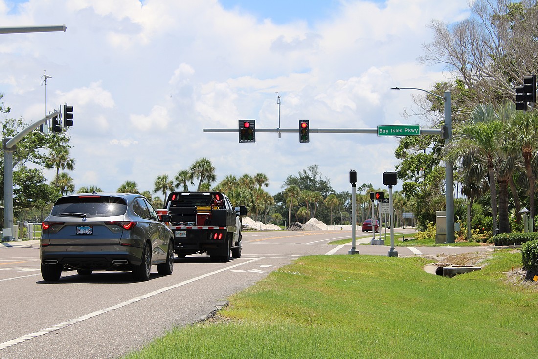 The busy intersection at Bay Isles Parkway and Gulf of Mexico Drive came in at number two on the list of the five most hazardous intersections, tracking back to July 2023.