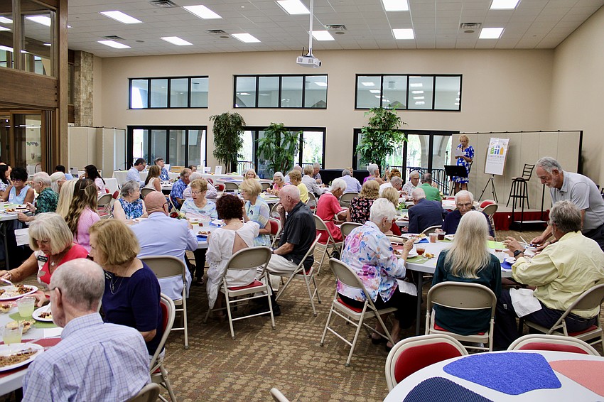 The Aug. 3 fundraiser at Christ Church of Longboat Key drew high attendance after the Sunday morning service.