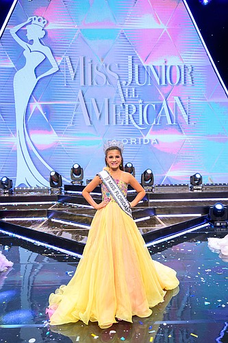 Gianna Capri was named the first Miss Florida Jr. All American. Courtesy photo