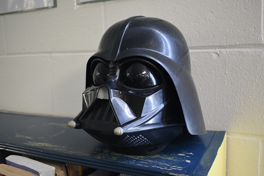 Fourth grade English language arts and social studies teacher John Freeman decorated his room with a 