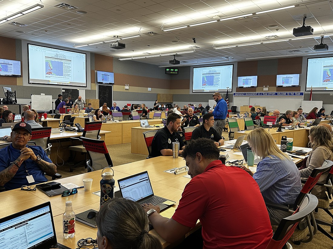 Volusia County hosted a full-scale hurricane preparedness exercise on July 24, at the Emergency Operations Center in Daytona Beach. Courtesy photo