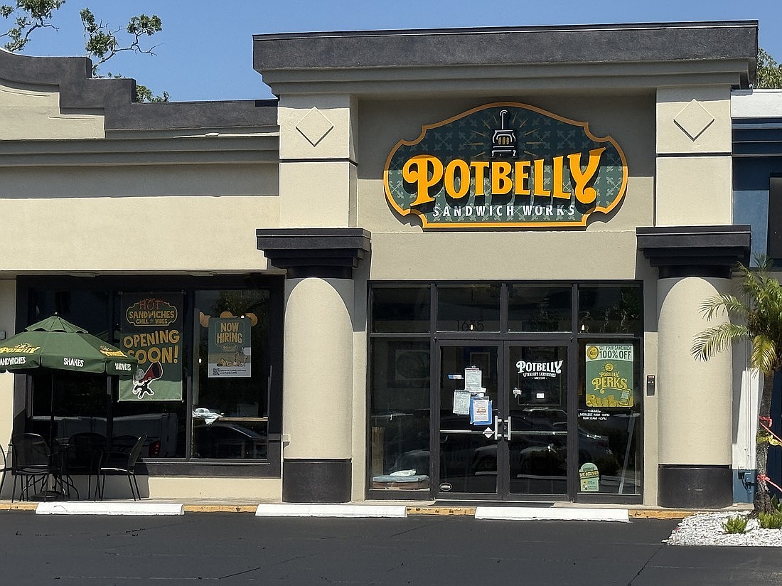 Potbelly Sandwich Works is planned in the Deerwood Village shopping center at 9908 Old Baymeadows Road.