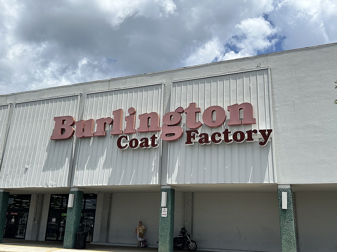 Burlington at 9824 Atlantic Blvd. in the Regency Plaza shopping center at southeast Atlantic Boulevard and Live Oak Drive.