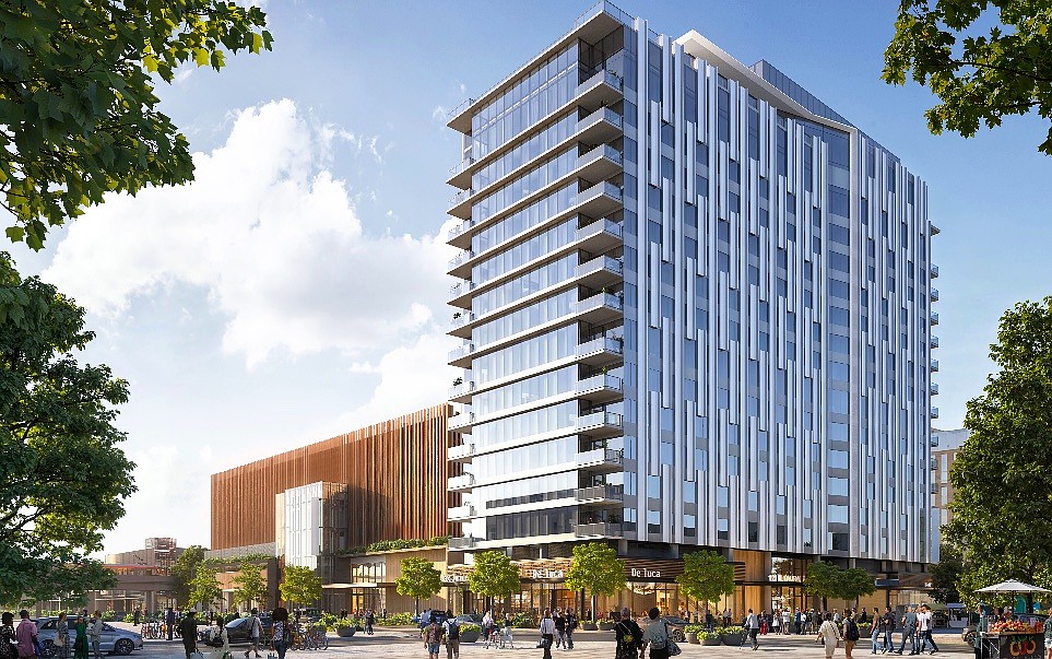 A rendering of Gateway Jax's N7 redevelopment of the former First Baptist Church main auditorium at 119 W. Beaver St.