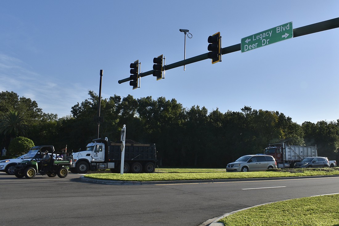 Schroeder-Manatee Ranch has a contract with Manatee County to build a roundabout on University Parkway where Legacy Boulevard meets Deer Drive.
