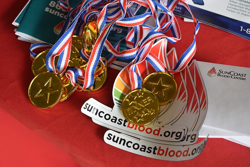 SunCoast Blood Centers was present, and alongside the fire department, is currently hosting the Boots vs. Badges blood drive, a blood donation competition between the local police and fire departments through Aug. 23.