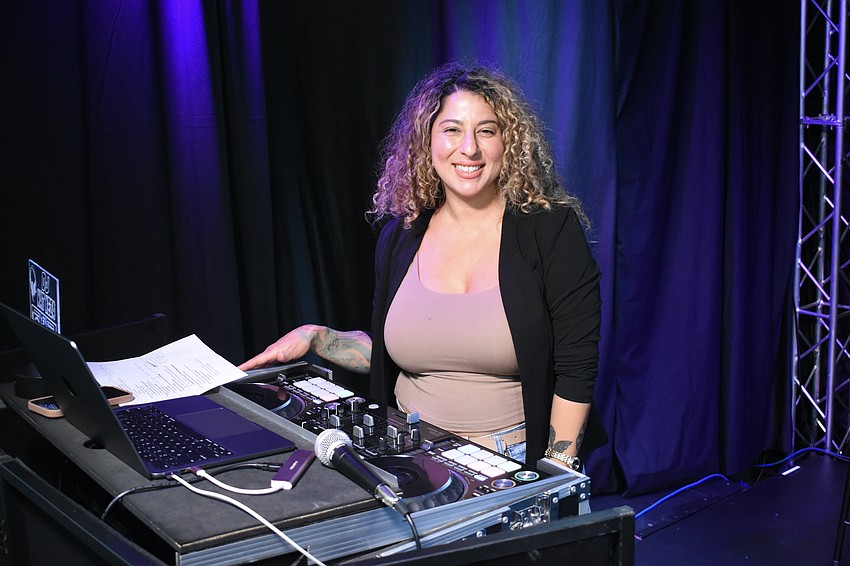 DJ Nat Keza provided music for the party.