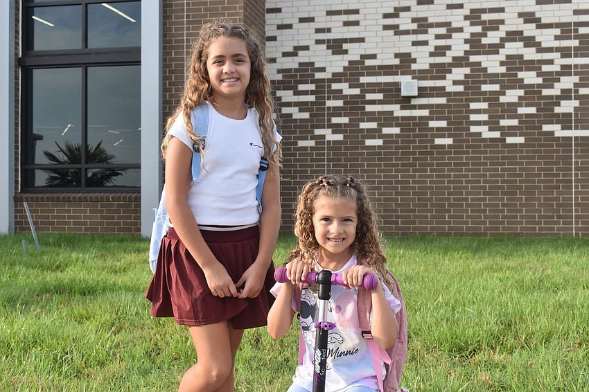 Laura and Luiza Novato are entering fourth grade and kindergarten at Lake Manatee. They both say they are excited for everything Lake Manatee has to offer.