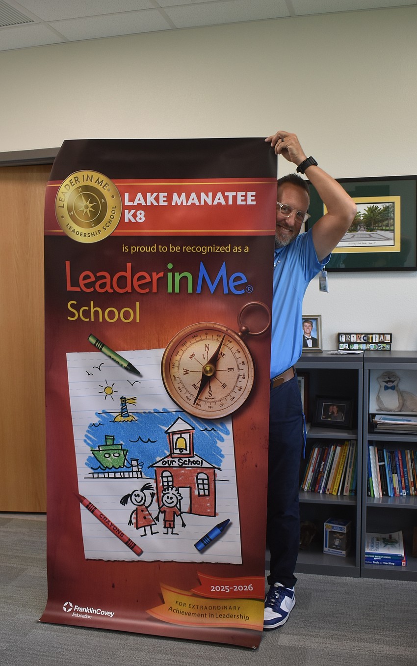 Lake Manatee is a Leader in Me school, teaching the following seven habits: “Be Proactive,” “Begin with the End In Mind,” “Put First Things First,” “Think Win-Win,” “Seek First to Understand, Then to Be Understood,” “Synergize” and “Sharpen the Saw.”