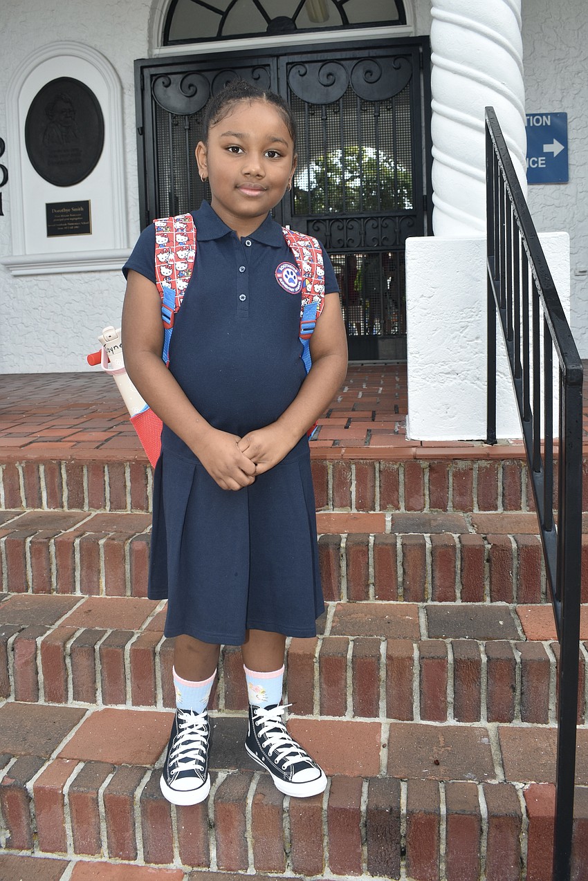 First grader Ailee Joyner