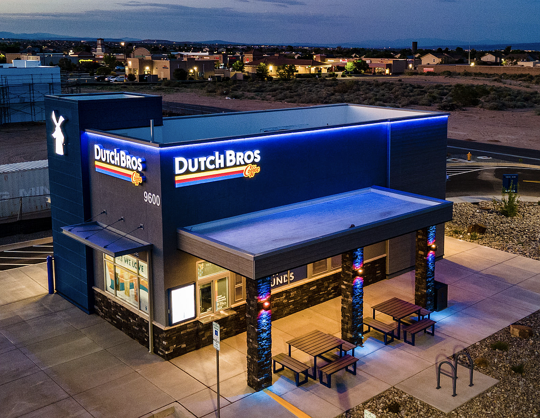 A Dutch Bros location in Albuquerque, New Mexico. Photo courtesy of Wikimedia Commons