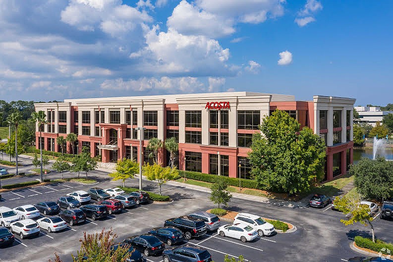 The former Acosta headquarters at 6600 Corporate Center Parkway in Southpoint.