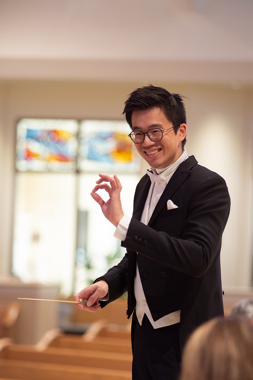Artistic Director and Conductor of the Naples Community Orchestra Alvin Ho.