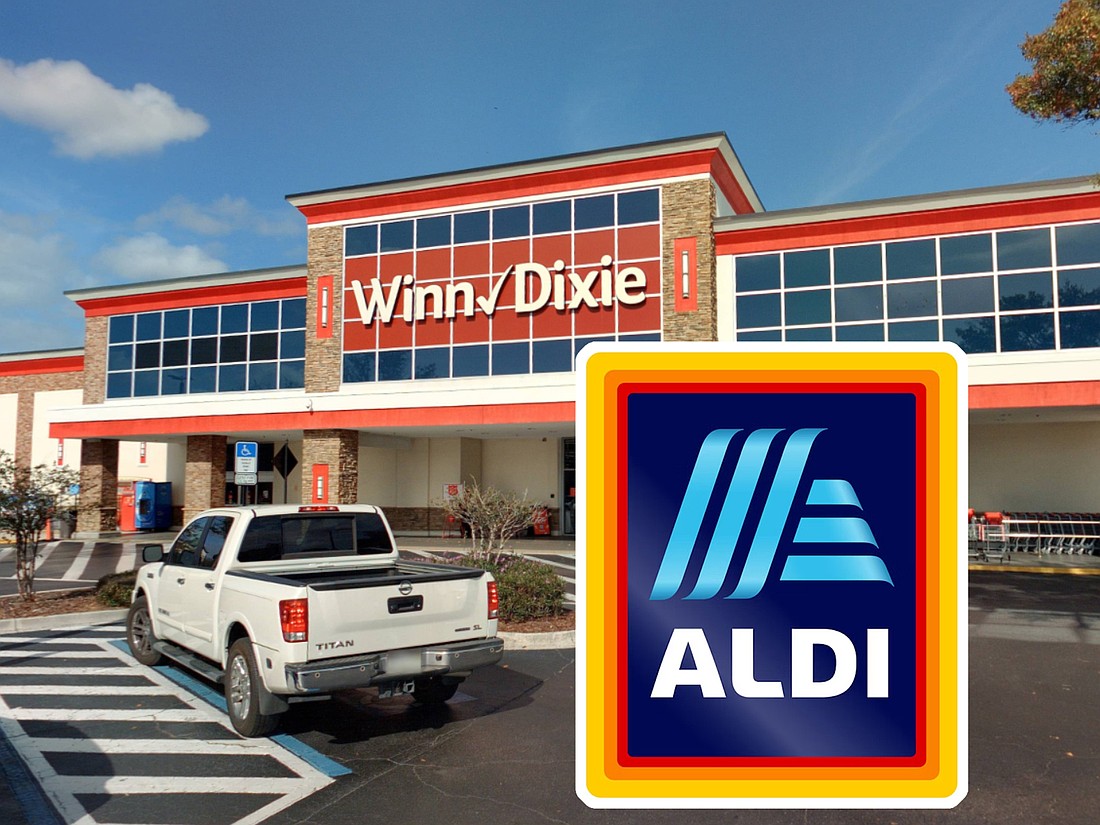 The Winn-Dixie at 2220-200 County Road 210 W. in St. Johns Commons is being converted into an Aldi.