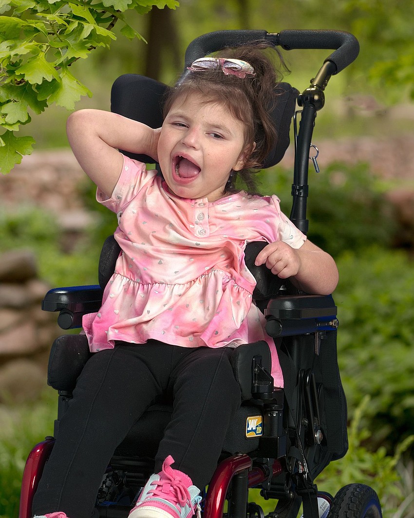 Makenzie Memolo’s personality shines daily as she battles through life.