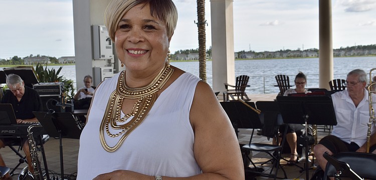 Punta Gorda's Zarita Dixon sings with the Suncoast Swing Band.