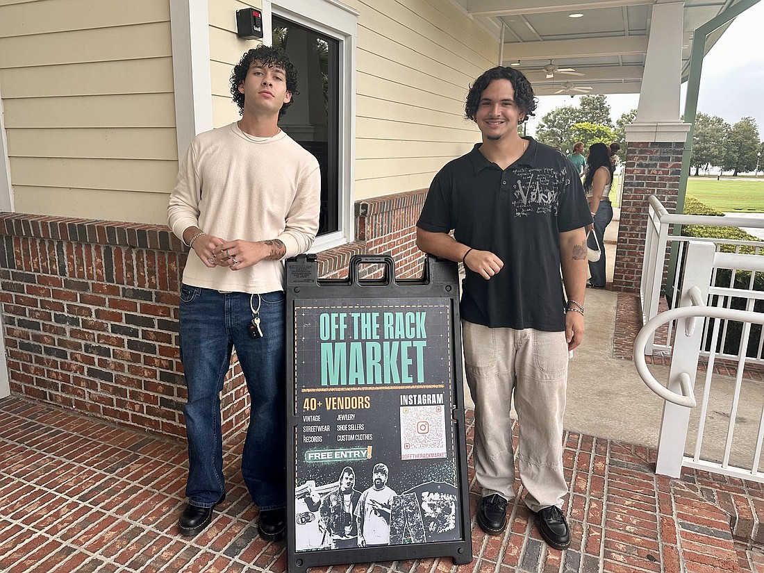 Zale Lugo and Alex Gonzalez launched Off The Rack Market about a year ago.