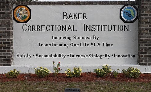 The state plans to use Baker Correctional Institution for immigrant detainees. Florida Department of Corrections/News Service of Florida