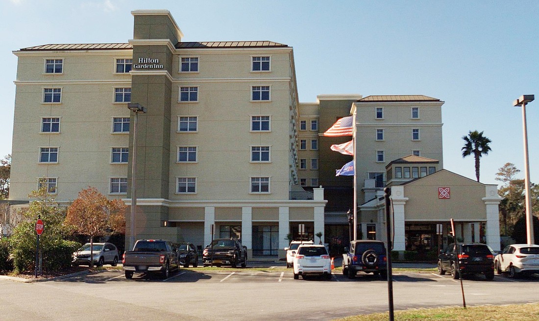 Hilton Garden Inn Jacksonville Ponte Vedra Sawgrass at 45 TPC Blvd. in Ponte Vedra Beach.
