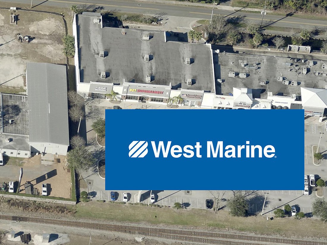 West Marine plans a move to Roosevelt Plaza at 4524 St. Johns Ave., Unit 9. The space was vacated by Tuesday Morning. The space totals 8,133 square feet of space next to Pet Supermarket.