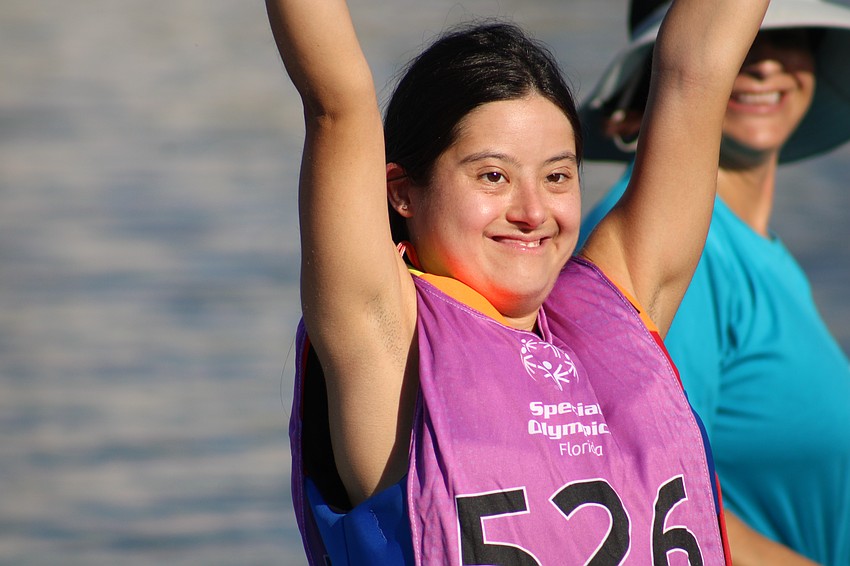 Seminole County's Annamarie Nieves exclaims 