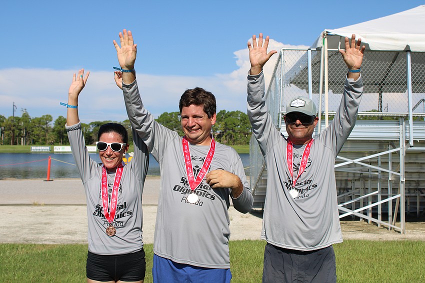 The Manatee County Special Olympics team members who competed in the Special Olympics Florida 2025 State Stand Up Paddle Competititon are Parrish's Lexis Engle, Palmetto's Timothy Rabbu and Bradenton's Marc Acquaro.