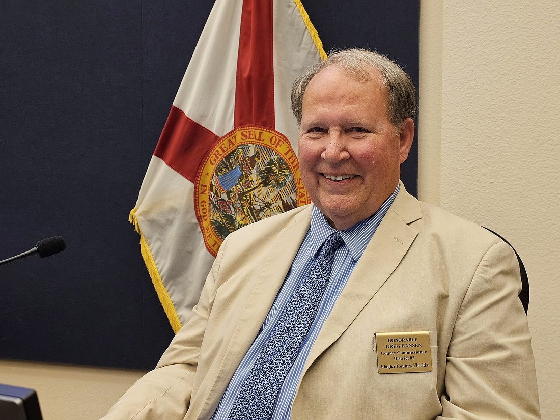 Flagler County Commissioner Greg Hansen will not run for reelection in 2026. Photo by Sierra Williams
