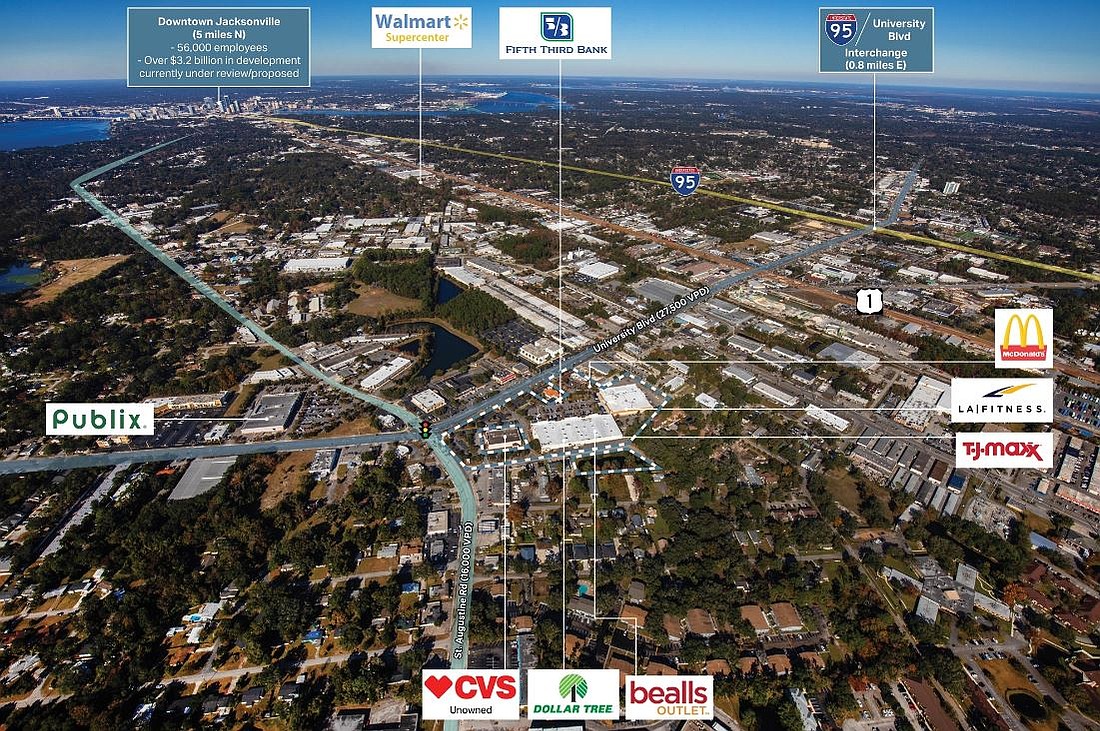 Jacksonville-based Hakimian Holdings bought the shopping center at 3600 University Blvd W., once called University Center, for $14.425 million. It is anchored by LA Fitness, T.J. Maxx, Bealls Outlet, CVS, Dollar Tree and McDonald’s.