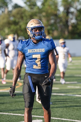 Mainland linebacker Tamaj Woodard. File photo by Michele Meyers